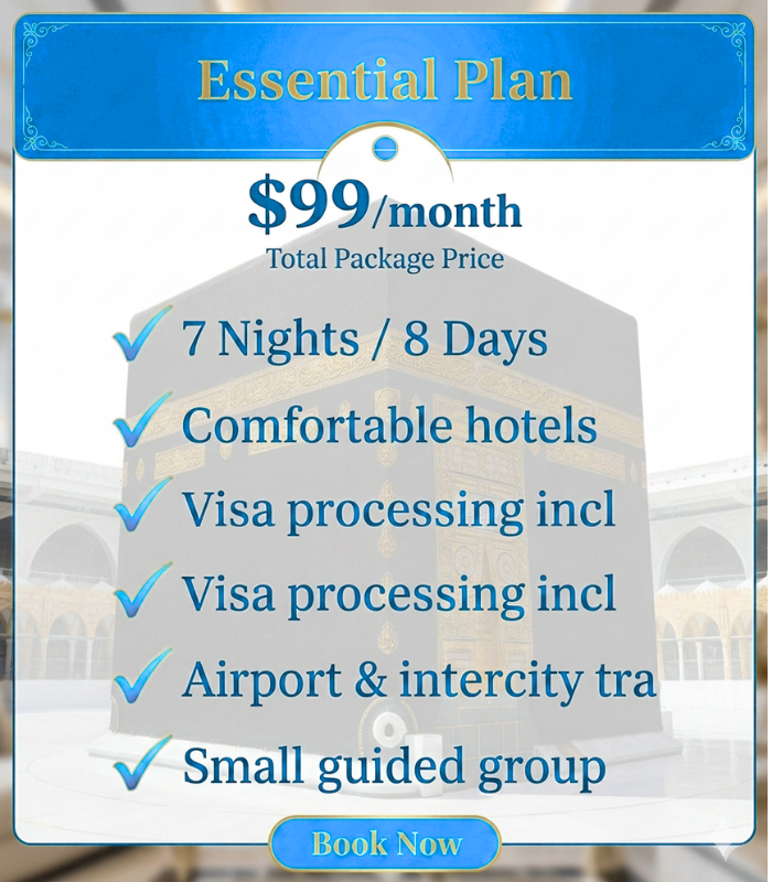 umrah plans (2) Essential Plan - Image 1